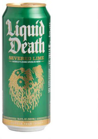Liquid Death Severed Lime Sparkling Water