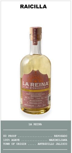Raicilla La Reina Reposado Tequila