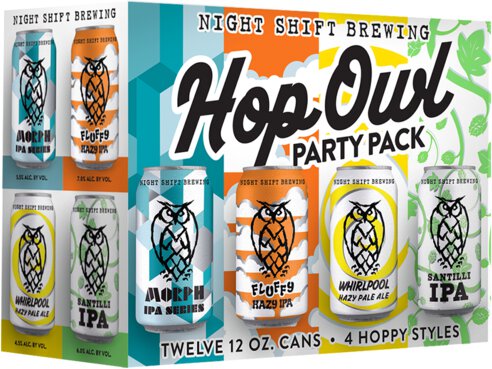 Night Shift Brewing Hop Owl Variety