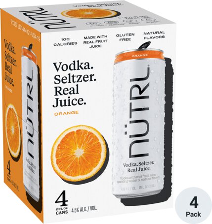 Nutrl Vodka Seltzer Orange