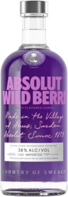 Absolut Wild Berri Berri Flavored Vodka