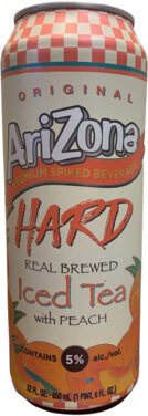 Arizona Hard Peach Iced Tea 22oz Can