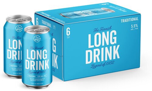 Long Drink Traditional Gin Citrus Soda RTD