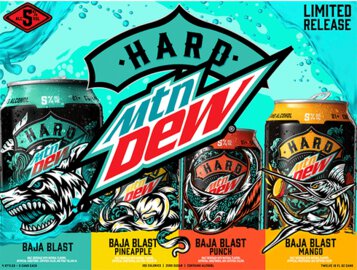 Hard Mountain Dew Baja Blast Variety Pack