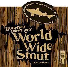 DOGFISH HEAD BOURBON BBL AGED WORLD WIDE STOUT 12OZ