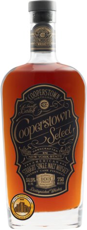 Cooperstown Distillery Cooperstown Select Straight Single Malt Whiskey