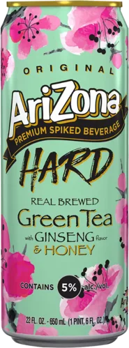 Arizona Hard Iced Green Tea with Ginseng & Honey