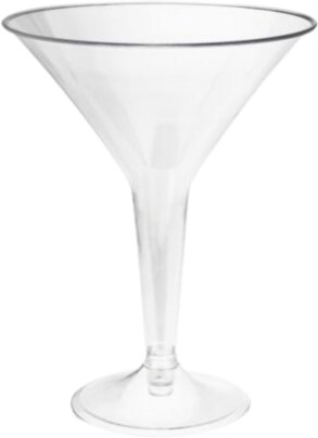 True Fab Wine Glass Plastic Martini