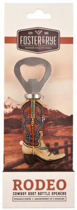 Foster & Rye Rodeo Cowboy Boot Bottle Opener