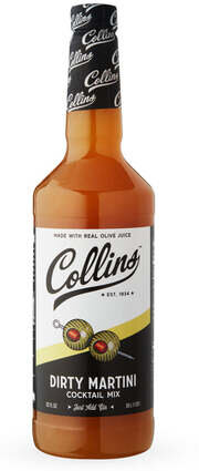 Collins Dirty Martini Mix Olive Juice