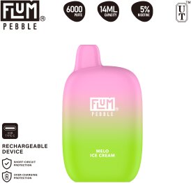 Flum Pebble Melo Ice Cream