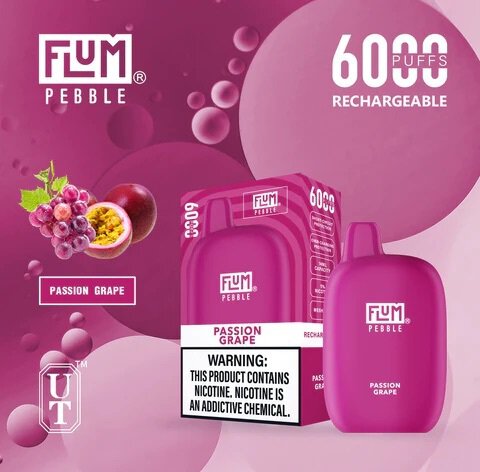Flum Pebble Passion Grape