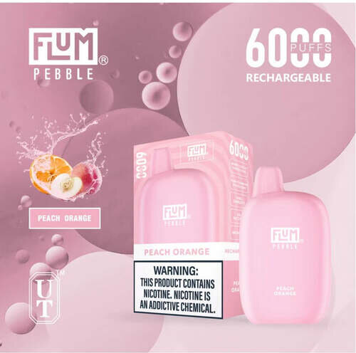Flum Pebble Peach Orange