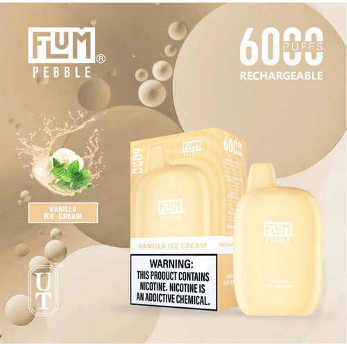 Flum Pebble Vanilla Ice Cream