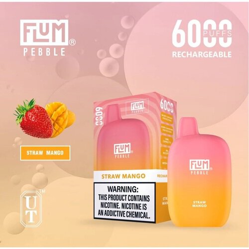 Flum Pebble Straw Mango