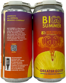 Greater Good Bigg Summer Ne Double IPA 16oz Cans