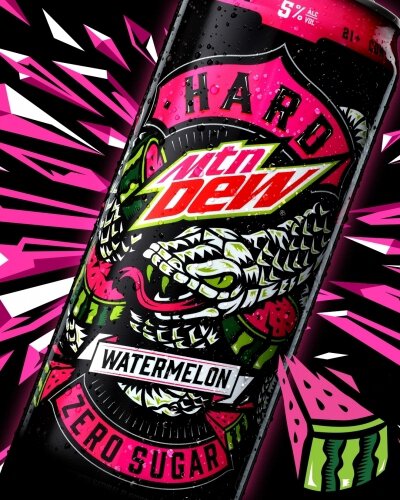Hard Mnt Dew Watermelon Zero Sugar