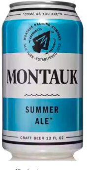 Montauk Summer Ale Six Pack Can