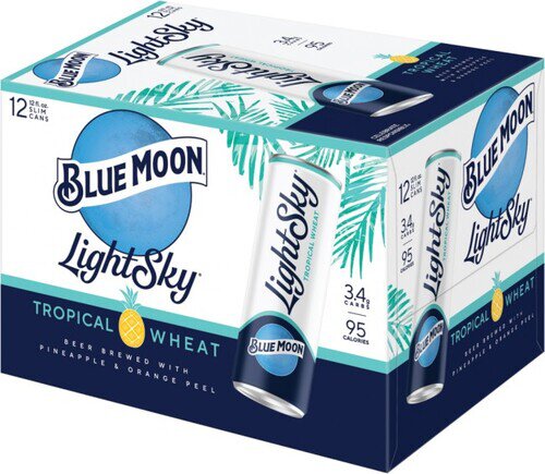 Blue Moon Light Sky Tropical Wheat