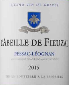 Chateau De Fieuzal Pessac Leognan L'abeille De Fieuzal Blanc