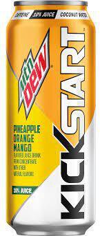 Mountain Dew Kickstart Pineapple Orange Mango 16o