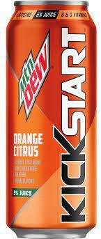 Mountain Dew Kickstart Energizing Orange Citrus 16o