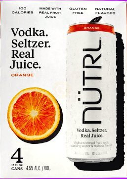 Nutrl Vodka Seltzer Orange