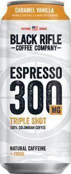 Black Rifle Coffee Espresso 300 Triple Shot Carmel Vanilla