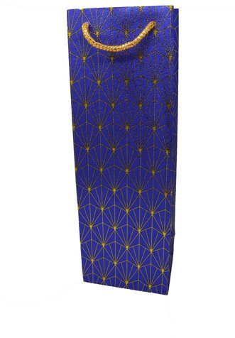 Gift Bag Geometric Purple