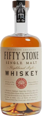 Maine Distilling Company Fifty Stone Single Malt Whiskey