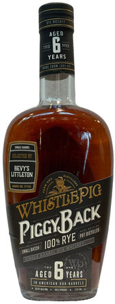Whistle Pig Piggyback Rye Bevys Single Barrel