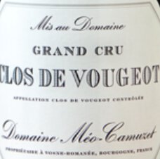 Meo Camuzet 20 Clos Vougeot