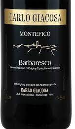 Carlo Giacosa Barbaresco Montefico