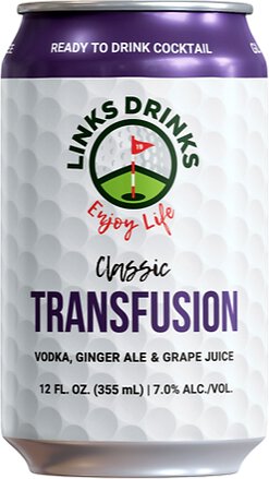 Links Drinks Back Nine Classic Transfusion Grape Cocktail
