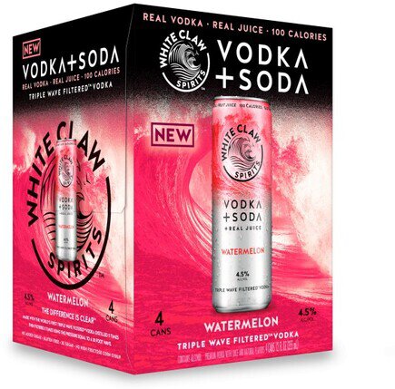 White Claw Watermelon Vodka Soda