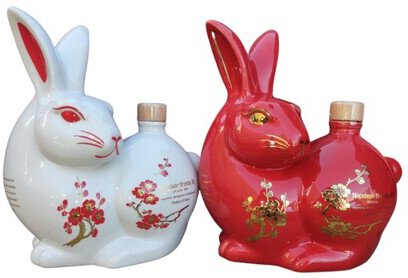 Napoleon Ceramic Rabbit 2023 Year Of The Rabbit XO Brandy