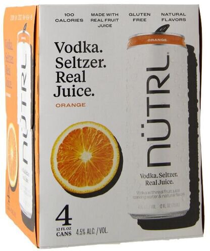 Nutrl Vodka Seltzer Orange