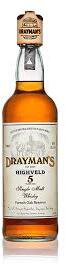 Draymans Highveld South African 5 Years Old Single Malt Whiskey