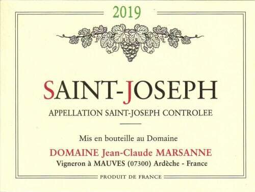 Jean-Claude Marsanne Saint Joseph Blanc