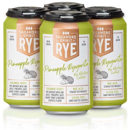 Sagamore Rye Pineapple Ryegarita RTD Cocktail Cans