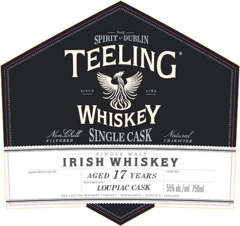 Teeling 17 Year Loupiac Cask Single Cask Irish Whiskey