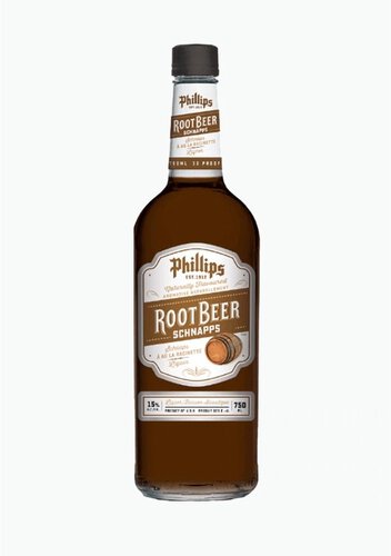 PHILLIPS ROOTBEER SCHNAPPS 375ML