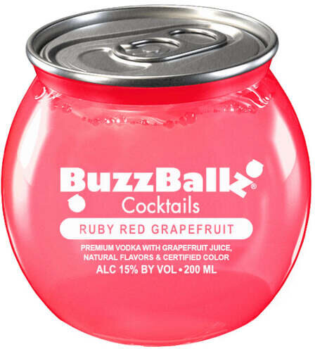 Buzzballz Ruby Red Grapefruit Cocktails