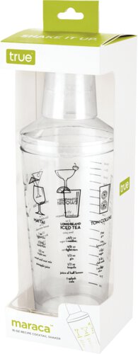 Citrus Patterned Plastic Cocktail Shaker By True