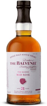 The Balvenie 'The Second Red Rose' 21 Year Old Single Malt Scotch Whisky