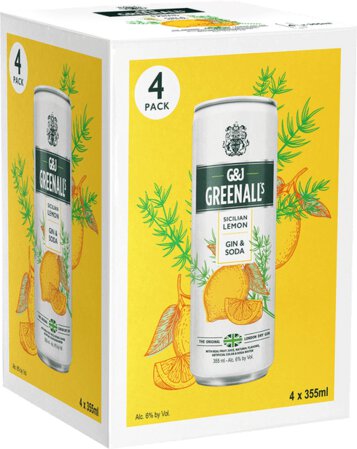 Greenall's Gin & Soda Sicilian Lemon