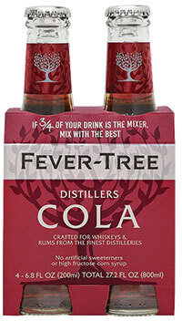 Fever Tree Distillers Cola Soda Non Alcoholic England