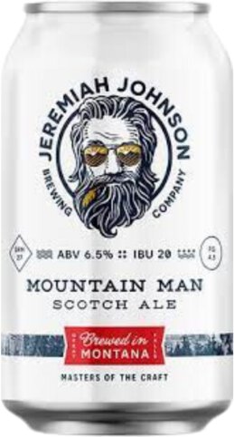 Jeremiah Mountain Man Scotch Ale can