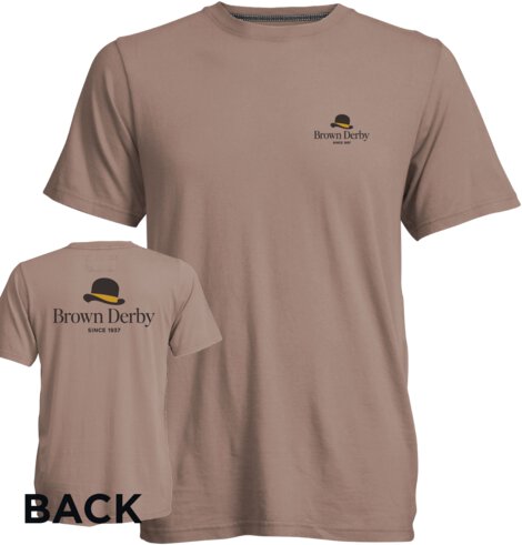 Brown Derby Logo Go To Tee Wal Htr Medium Wo 714414