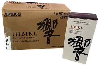 Hibiki Harmony Japanese Whisky 6 Bottles Case